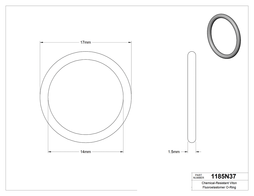 Technical drawing - 1185N37